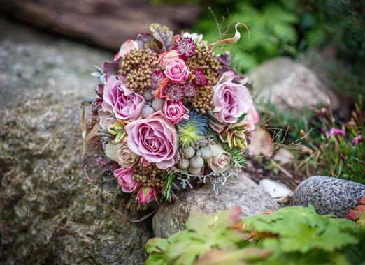 A bouquet of flowers