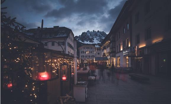 Besuch auf dem Weihnachtsmarkt