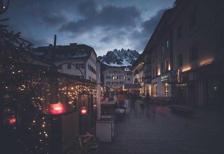 Besuch auf dem Weihnachtsmarkt